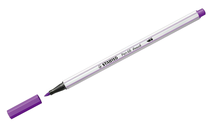 Premium Fibre-Tip Pen with Brush Tip - STABILO Pen 68 Brush - Assorted Pack Sizes &amp; Colours