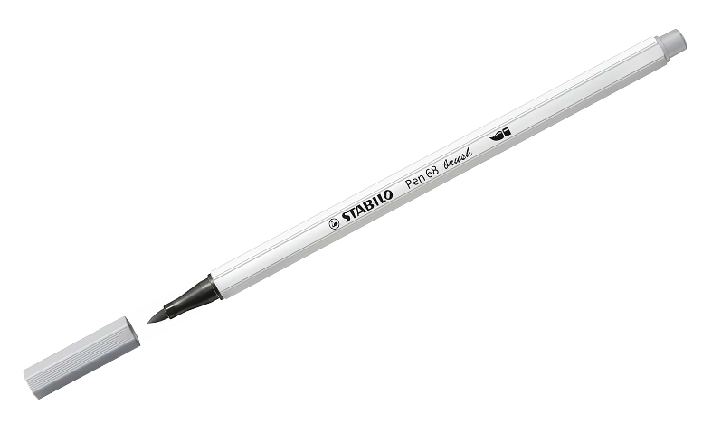 Premium Fibre-Tip Pen with Brush Tip - STABILO Pen 68 Brush - Assorted Pack Sizes &amp; Colours