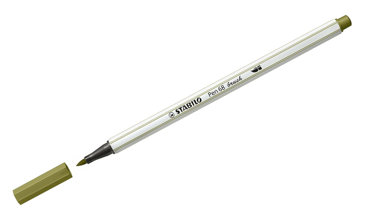 Premium Fibre-Tip Pen with Brush Tip - STABILO Pen 68 Brush - Assorted Pack Sizes &amp; Colours