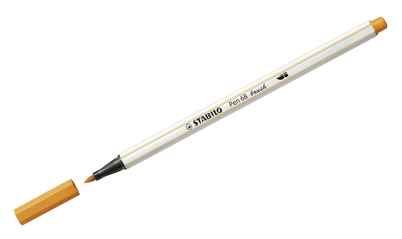 Premium Fibre-Tip Pen with Brush Tip - STABILO Pen 68 Brush - Assorted Pack Sizes &amp; Colours