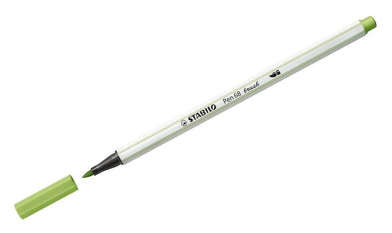 Premium Fibre-Tip Pen with Brush Tip - STABILO Pen 68 Brush - Assorted Pack Sizes &amp; Colours