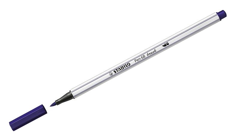 Premium Fibre-Tip Pen with Brush Tip - STABILO Pen 68 Brush - Assorted Pack Sizes &amp; Colours