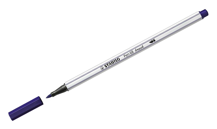 Premium Fibre-Tip Pen with Brush Tip - STABILO Pen 68 Brush - Assorted Pack Sizes &amp; Colours