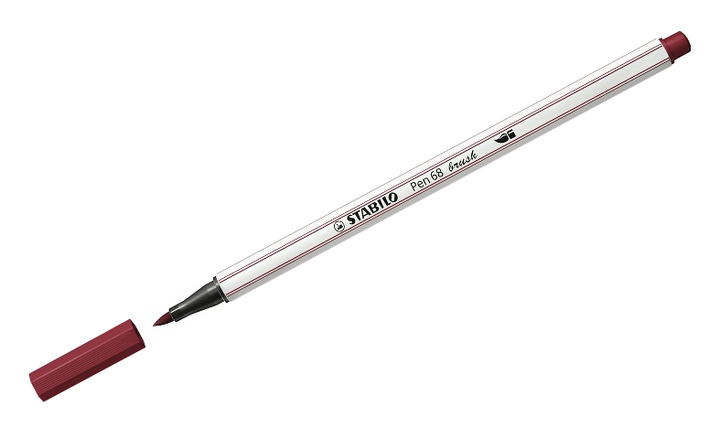 Premium Fibre-Tip Pen with Brush Tip - STABILO Pen 68 Brush - Assorted Pack Sizes &amp; Colours