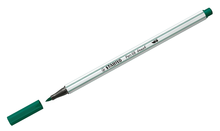 Premium Fibre-Tip Pen with Brush Tip - STABILO Pen 68 Brush - Assorted Pack Sizes &amp; Colours