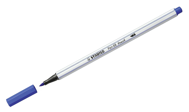 Premium Fibre-Tip Pen with Brush Tip - STABILO Pen 68 Brush - Assorted Pack Sizes &amp; Colours