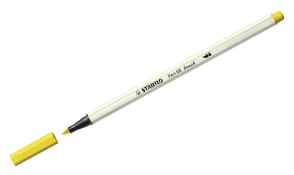 Premium Fibre-Tip Pen with Brush Tip - STABILO Pen 68 Brush - Assorted Pack Sizes & Colours