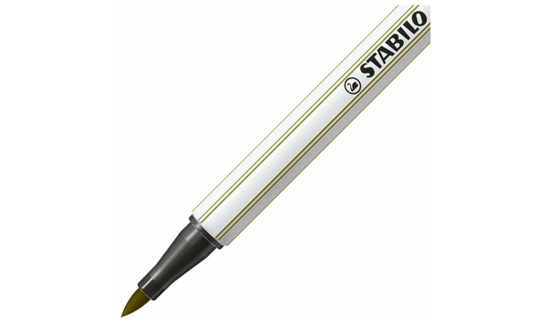 Premium Fibre-Tip Pen with Brush Tip - STABILO Pen 68 brush - ARTY - ColorParade - Pack of 20 - Assorted Colours