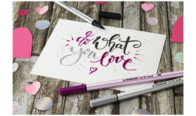 Premium Fibre-Tip Pen with Brush Tip - STABILO Pen 68 brush - Pack of 24 - Assorted Colours