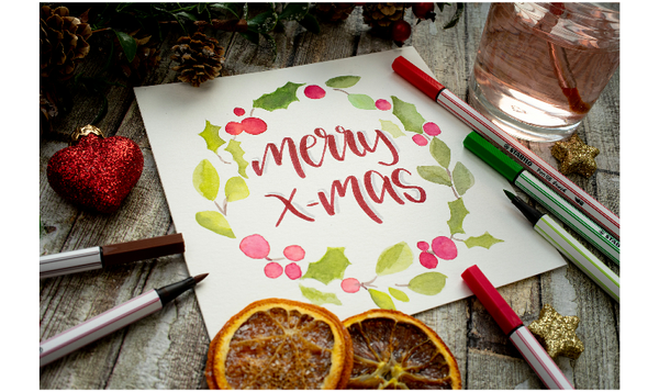 Premium Fibre-Tip Pen with Brush Tip - STABILO Pen 68 brush - Pack of 12 - Assorted Colours