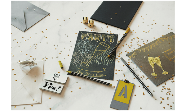 Premium Metallic Fibre-Tip Pen - STABILO Pen 68 metallic - Pack of 3 - Gold, Silver, Copper