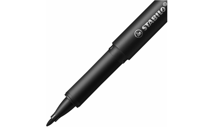 Premium Felt-Tip Pen - STABILO dr!ver - Medium - Pack of 4 - Black, Blue, Green, Red
