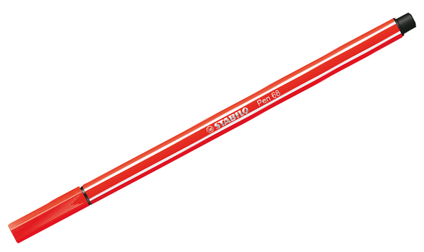 Premium Fibre-Tip Pen - STABILO Pen 68 - ARTY - Pack of 65 - Assorted Colours