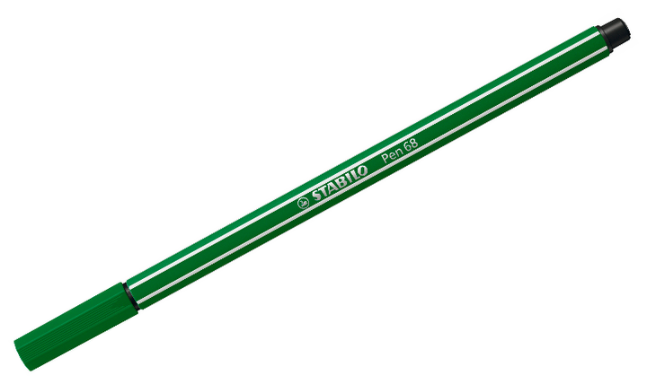 Premium Fibre-Tip Pen - STABILO Pen 68 - ARTY - Tin of 45 - Assorted Colours