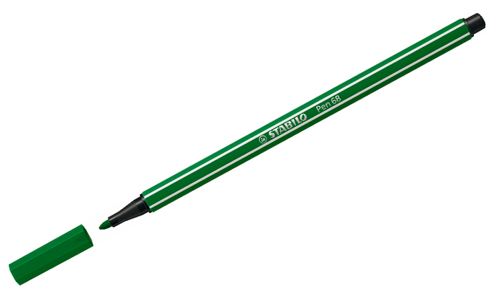 Premium Fibre-Tip Pen - STABILO Pen 68 - ARTY - Tin of 45 - Assorted Colours