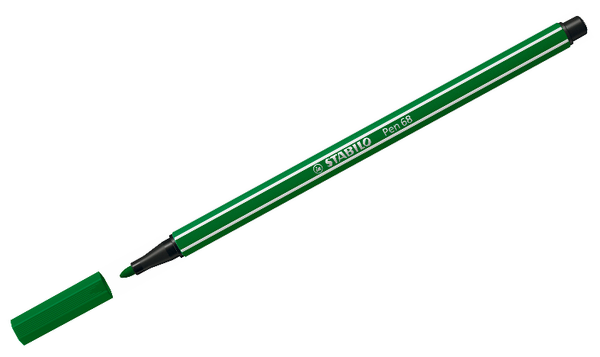 Premium Fibre-Tip Pen - STABILO Pen 68 - ARTY - Tin of 45 - Assorted Colours