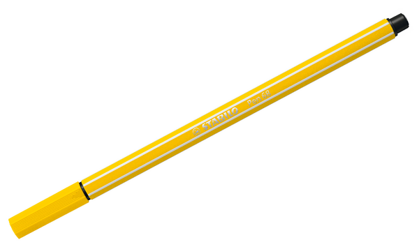 Premium Fibre-Tip Pen - STABILO Pen 68 - ARTY - Tin of 66 - Assorted Colours