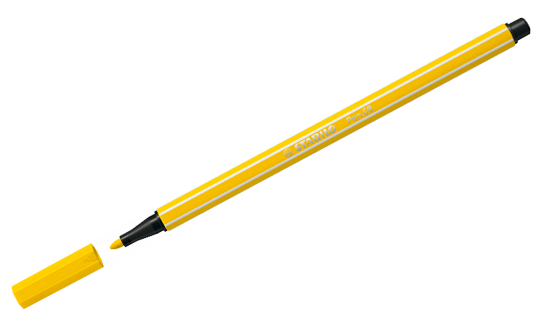 Premium Fibre-Tip Pen - STABILO Pen 68 - ARTY - Tin of 66 - Assorted Colours