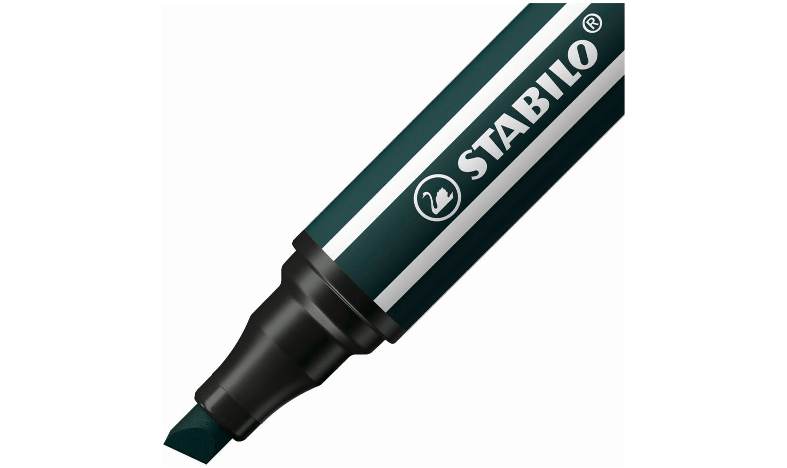 Premium Fibre-Tip Pen with Chisel Tip - STABILO Pen 68 MAX - ARTY - Pack of 24 - Assorted Colours