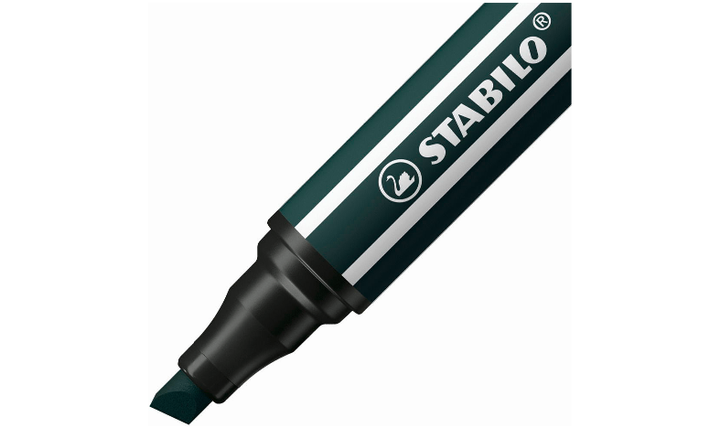 Premium Fibre-Tip Pen with Chisel Tip - STABILO Pen 68 MAX - ARTY - Pack of 24 - Assorted Colours