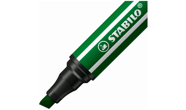 Premium Fibre-Tip Pen with Chisel Tip - STABILO Pen 68 MAX - ARTY - Pack of 4 - Assorted Colours