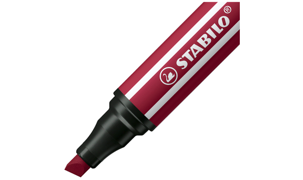 Premium Fibre-Tip Pen with Chisel Tip - STABILO Pen 68 MAX - ARTY - Tin of 20 - Assorted Colours