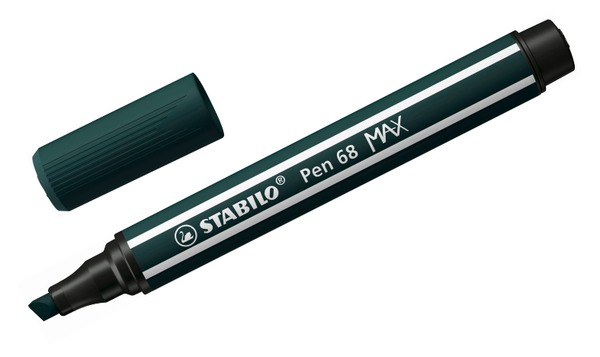 Premium Fibre-Tip Pen with Chisel Tip - STABILO Pen 68 MAX - Assorted Pack Sizes & Colours
