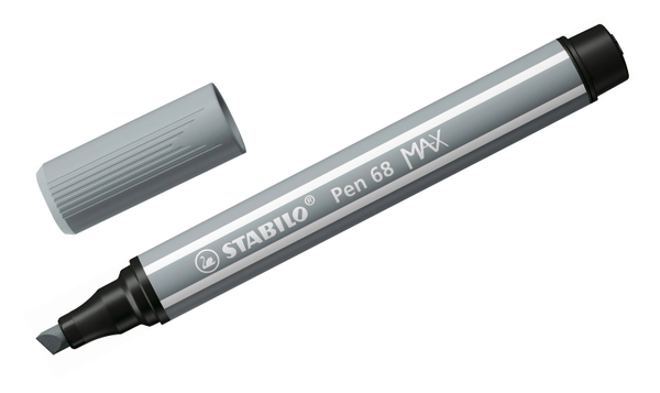 Premium Fibre-Tip Pen with Chisel Tip - STABILO Pen 68 MAX - Assorted Pack Sizes & Colours