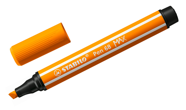 Premium Fibre-Tip Pen with Chisel Tip - STABILO Pen 68 MAX - Assorted Pack Sizes & Colours