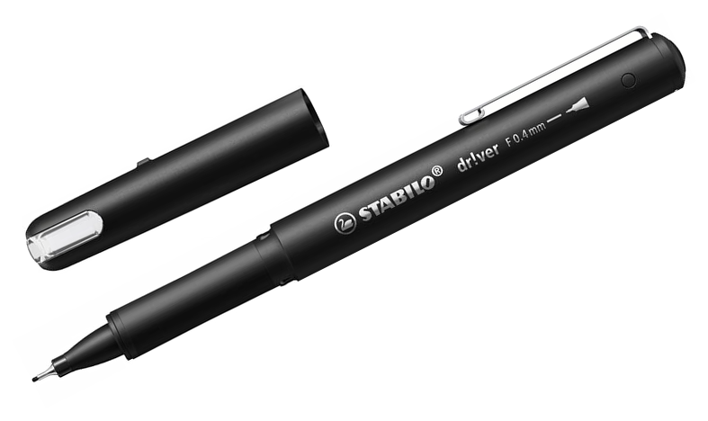 Premium Fineliner - STABILO dr!ver - Fine - Assorted Pack Sizes &amp; Colours