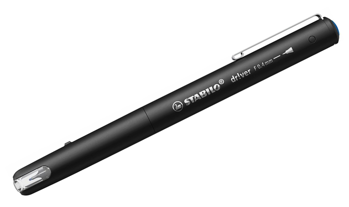 Premium Fineliner - STABILO dr!ver - Fine - Pack of 1 - Blue