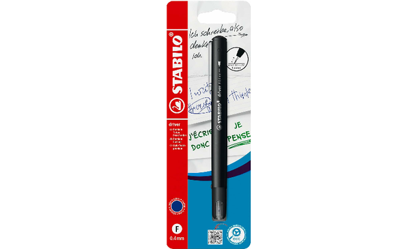Premium Fineliner - STABILO dr!ver - Fine - Pack of 1 - Blue