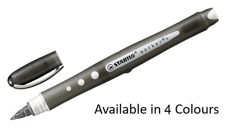 Stabilo worker+ rollerball pen Clearance
