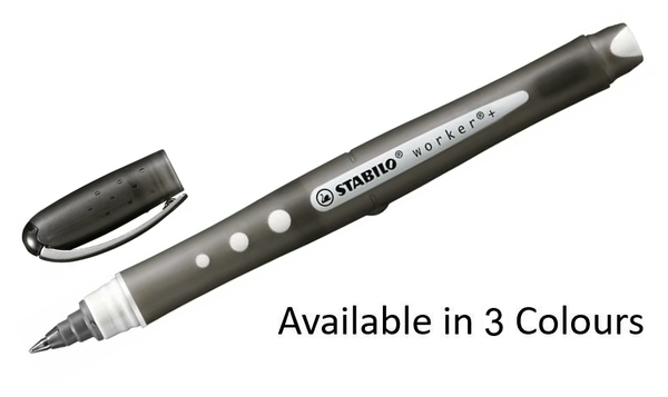 Rollerball - STABILO worker+ colorful - Assorted Pack Sizes and Colours