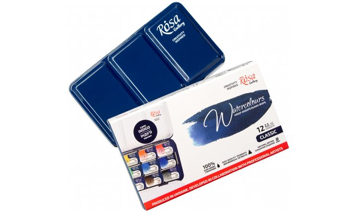 Rosa Watercolour Full Pan Classic Set of 12