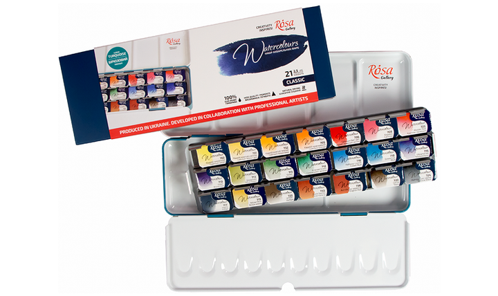 Rosa Watercolour Full Pan Classic Set of 21