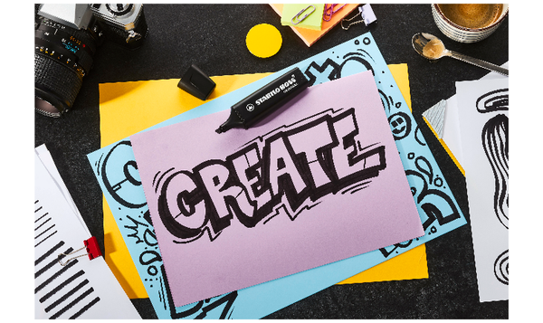 Highlighter - STABILO BOSS ORIGINAL NatureCOLORS - Pack of 4 - Beige, Warm Grey, Earth Green, Black