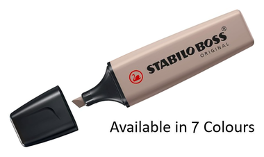 Highlighter - STABILO BOSS ORIGINAL Nature Colours - Assorted Pack Sizes and Colours