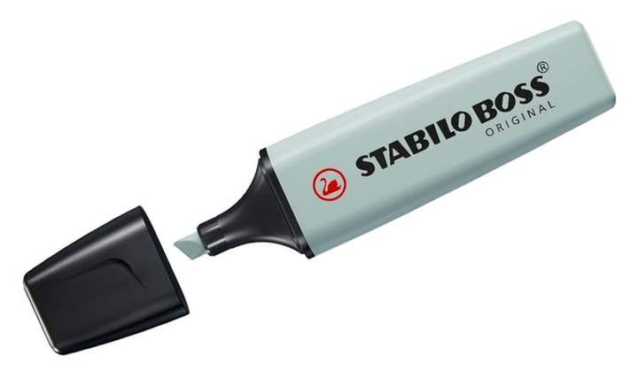 Highlighter - STABILO BOSS ORIGINAL NatureCOLORS - Pack of 3 - Beige, Warm Grey, Earth Green