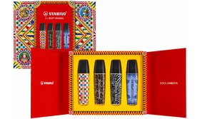 STABILO Highlighter BOSS ORIGINAL x DOLCE&GABBANA - Premium Box of 4 - Limited Edition