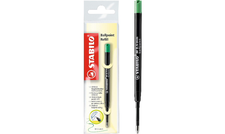 Ballpoint Refill - STABILO Ballpoint Refill - Assorted Pack Sizes and Colours