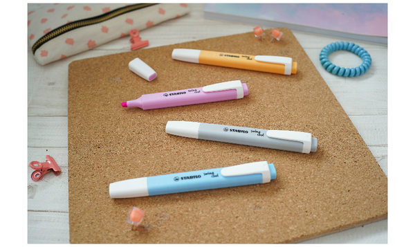 Highlighter - STABILO swing cool Pastel - Pack of 8 - Assorted Colours