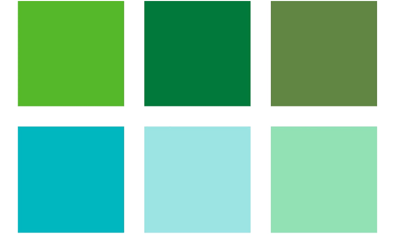 STAEDTLER Pigment Arts Brush Pen Set of 6 Greens &amp; Turquoises