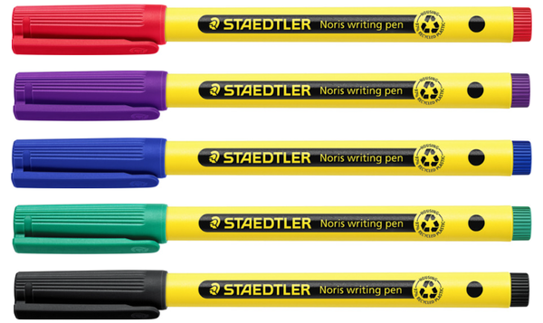 STAEDTLER Noris Handwriting Pen Assorted Pack of 5
