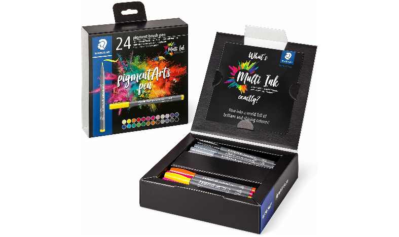 STAEDTLER Pigment Arts Brush Pen Set of 24 Assorted
