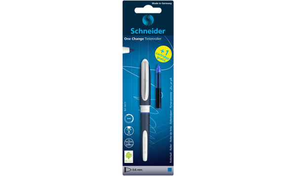 Schneider One Change Ink Roller Blue with Refill