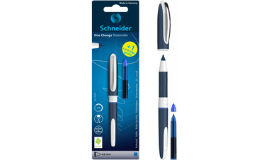 Schneider One Change Ink Roller Blue with Refill