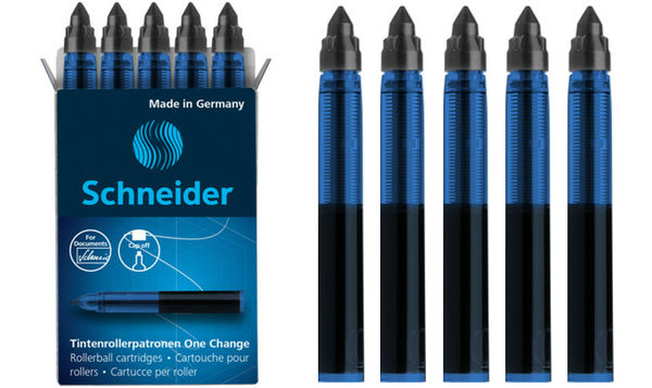Schneider One Change Ink Roller (5 Cartridges)