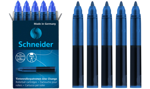 Schneider One Change Ink Roller (5 Cartridges)