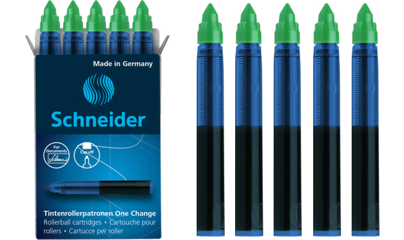 Schneider One Change Ink Roller (5 Cartridges)